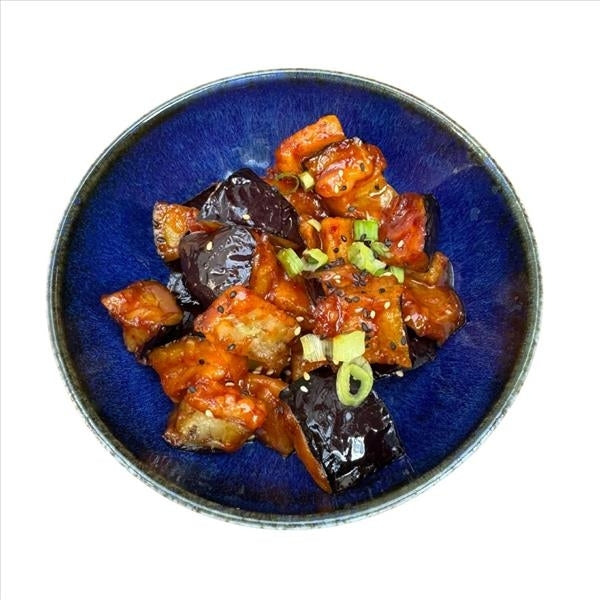 Korean Fried Aubergine from Lah Koh Salisbury
