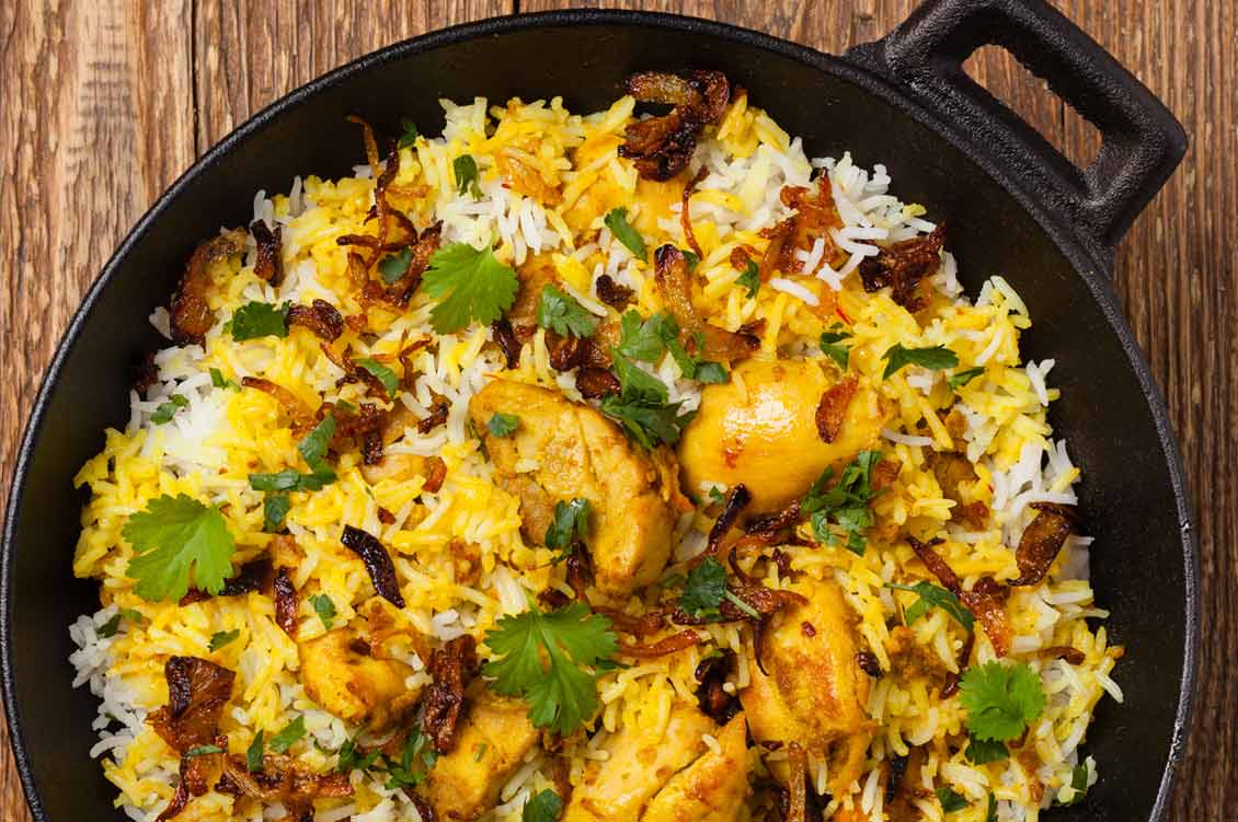 Chef's Special Biryani from Shah Jahan Salisbury