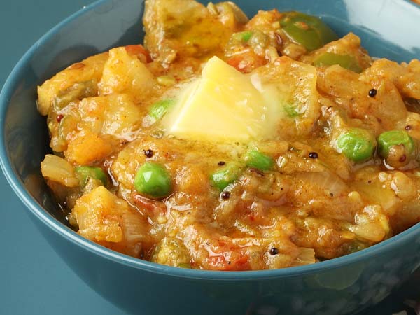 Vegetable Bhaji from Shah Jahan Salisbury