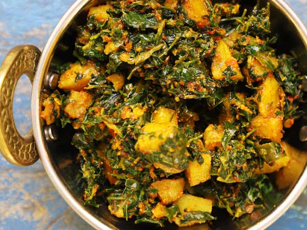 Sag Aloo from Shah Jahan Salisbury