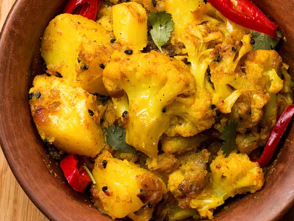 Aloo Gobi from Shah Jahan Salisbury