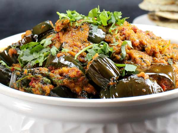 Brinjal Bhaji from Shah Jahan Salisbury