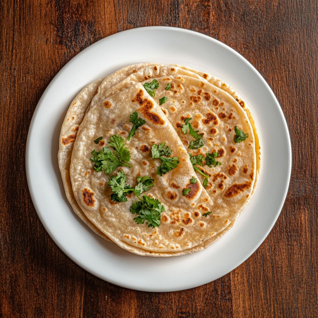 chapati (thin wholemeal bread)