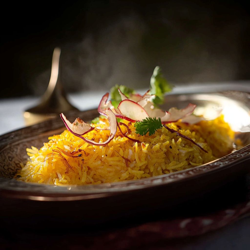 saffron flavoured basmati rice