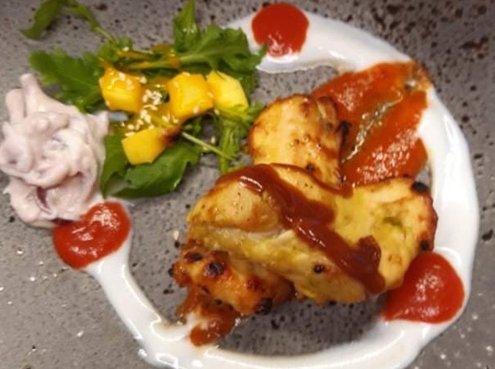 green spice and harissa coated organic chicken inner fillets