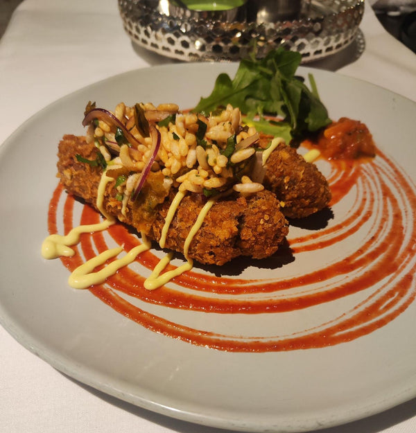 vegetarian ‘meat’ kebab