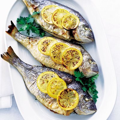 Spiced Baked Whole Sea Bream