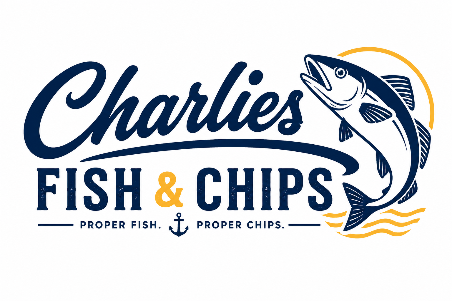 Cod & Chips (Skinless) from Charlie's Fish & Chips Salisbury