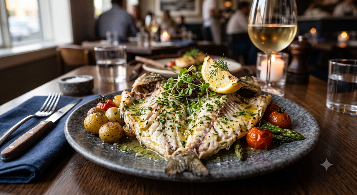 wild sea bass butterfly