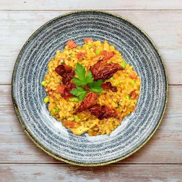 Chicken & chorizo risotto from Wildwood Salisbury
