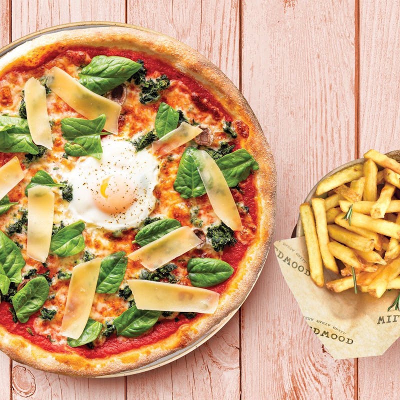 Pizza & side from Wildwood Salisbury