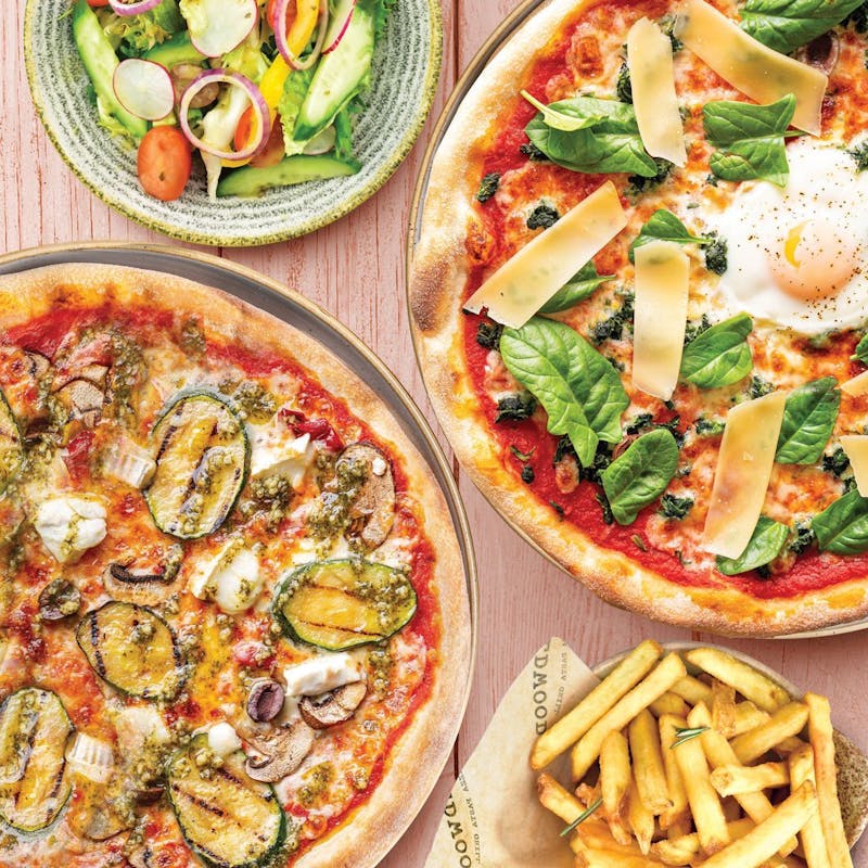 Any 2 pizzas & 2 sides – Pizza 1: Margherita from Wildwood Salisbury