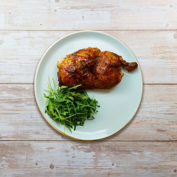 Roasted Peri-Peri half chicken from Wildwood Salisbury