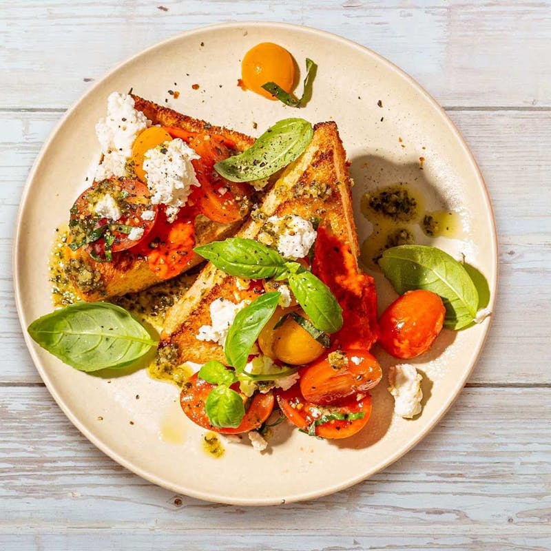 Tomato & ricotta bruschetta from Wildwood Salisbury