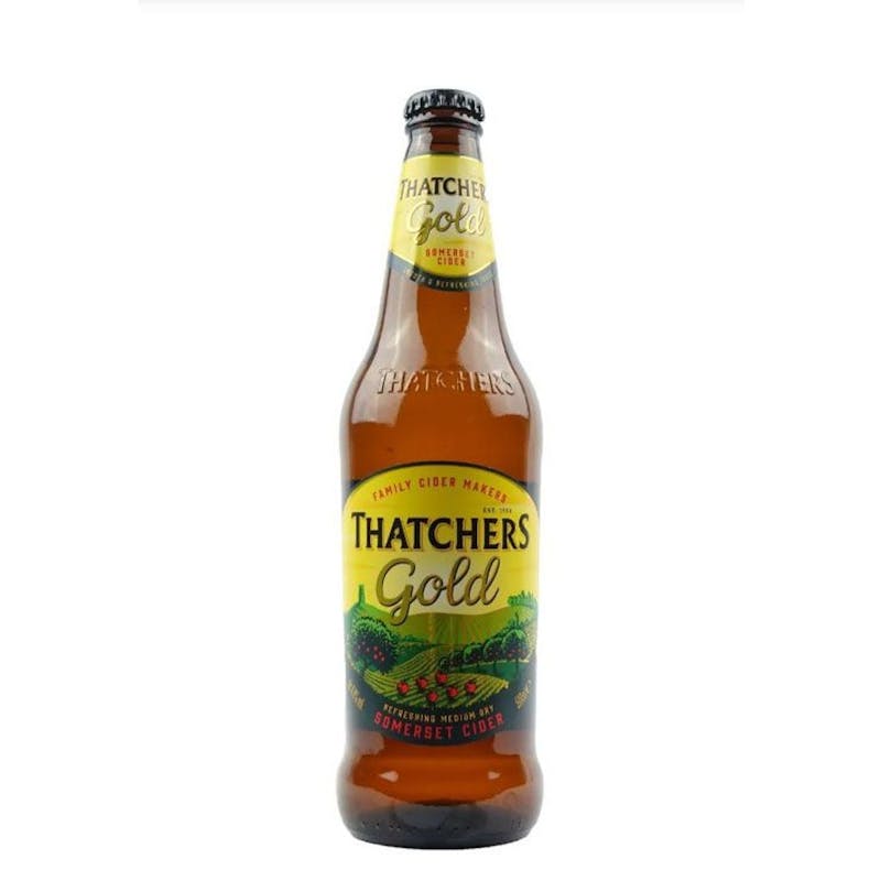 Thatchers gold apple cider 4.8% ABV from Wildwood Salisbury