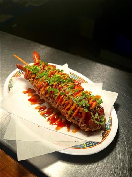 Korean Corn Dog from Lah Koh Salisbury