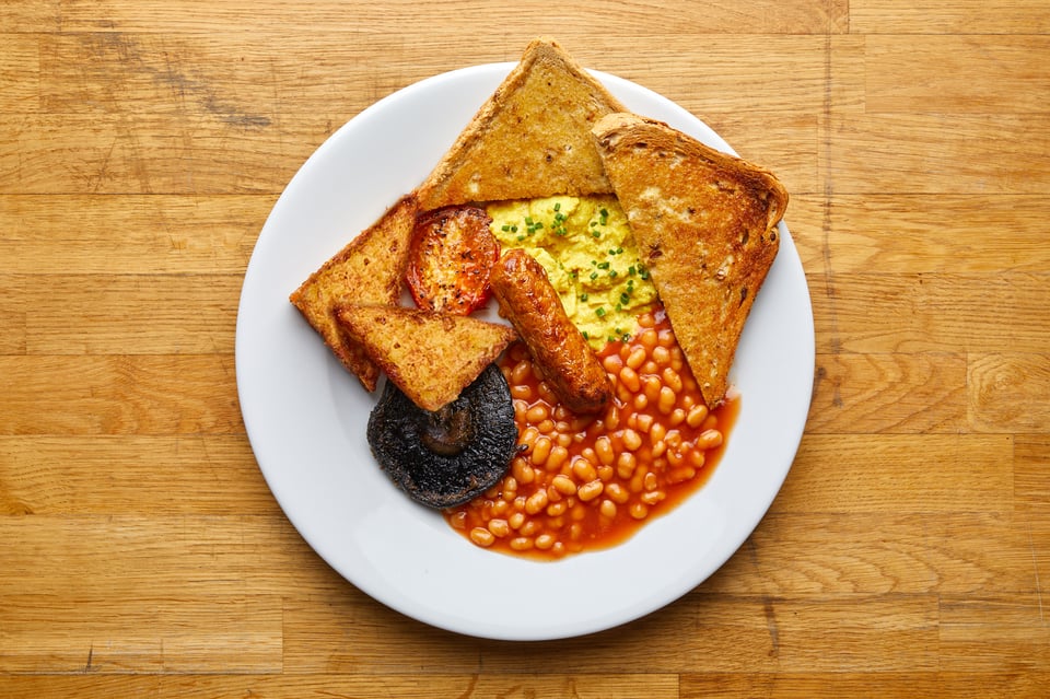 The Vegan Breakfast from Boston Tea Party Salisbury