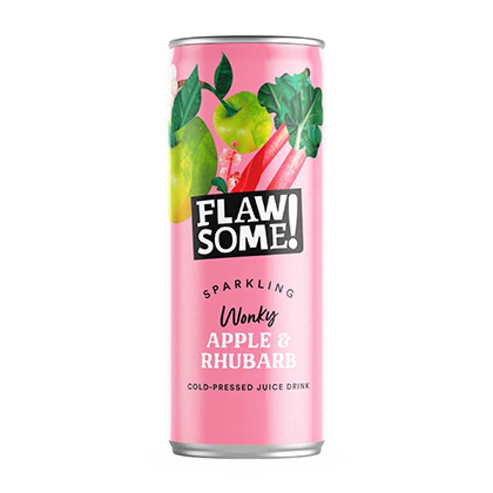 Flawsome Lightly Sparkling Apple & Rhubarb from Boston Tea Party Salisbury