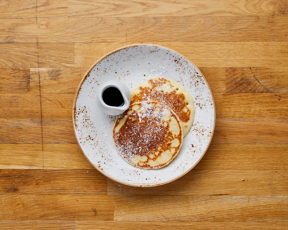 Kids Pancakes with Maple Syrup from Boston Tea Party Salisbury