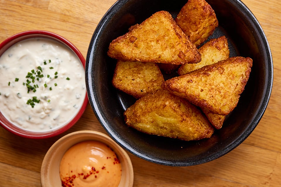 6 Hash Browns & Dips from Boston Tea Party Salisbury