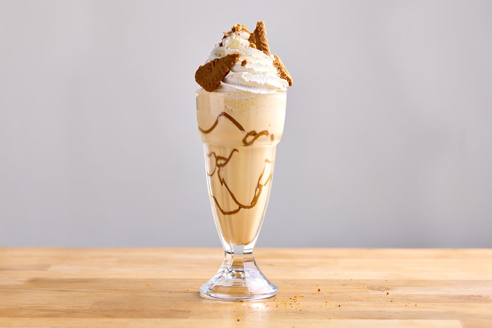 Lotus Biscoff Shake from Boston Tea Party Salisbury
