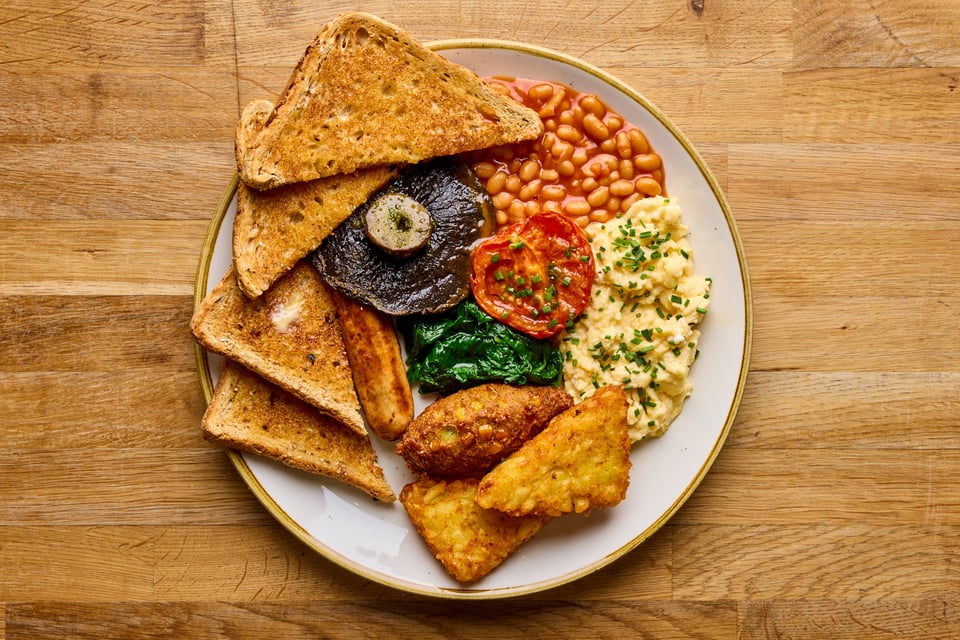 The Veggie Boss Breakfast from Boston Tea Party Salisbury