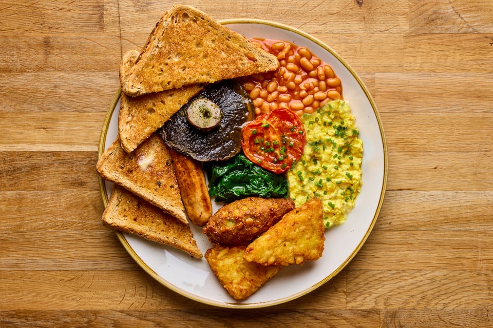 The Vegan Boss Breakfast from Boston Tea Party Salisbury