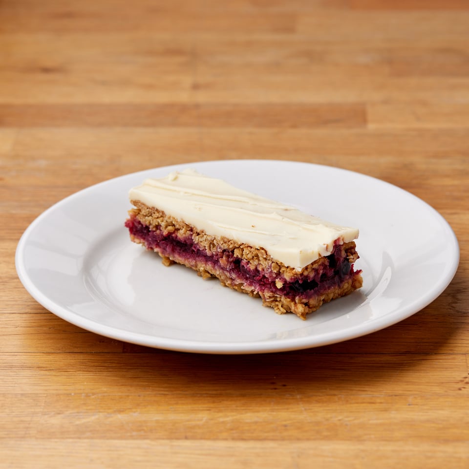 Blackcurrant & Apple Yoghurt Flapjack from Boston Tea Party Salisbury