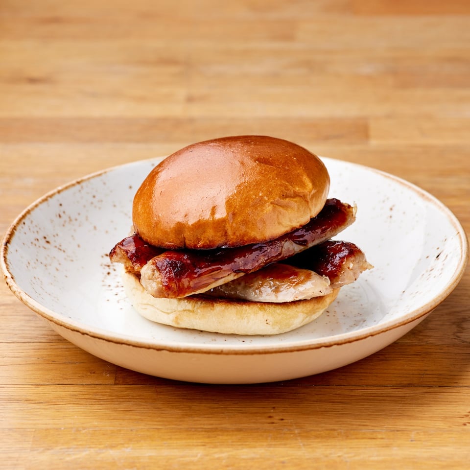 Sausage Bap from Boston Tea Party Salisbury